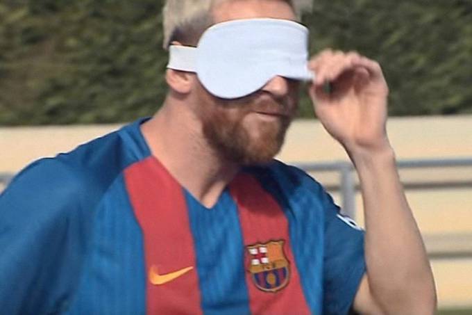 messi vendado