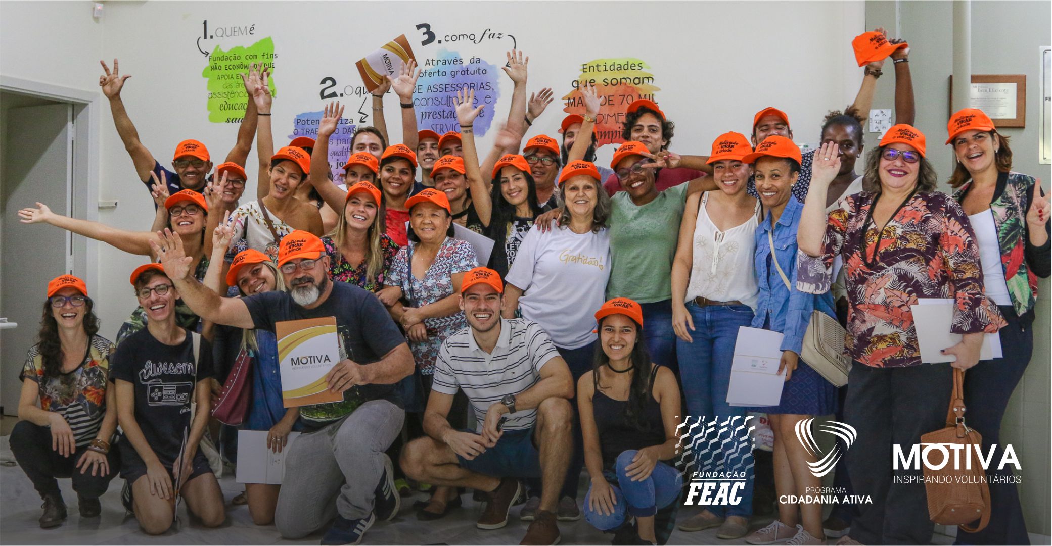 motiva encontro coluntarios voluntariado marco