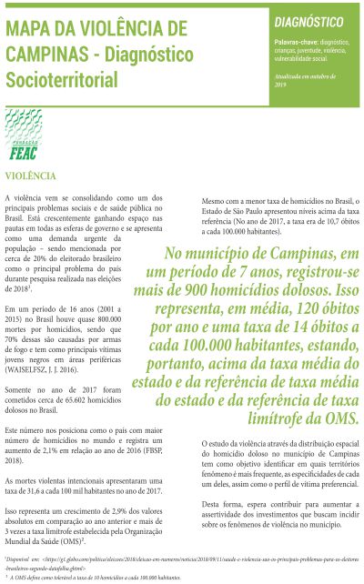 mapa da violencia capa