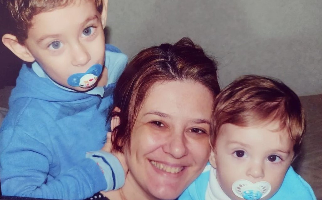 Filhos de Paula: Otávio e Arthur, quando ainda eram crianças